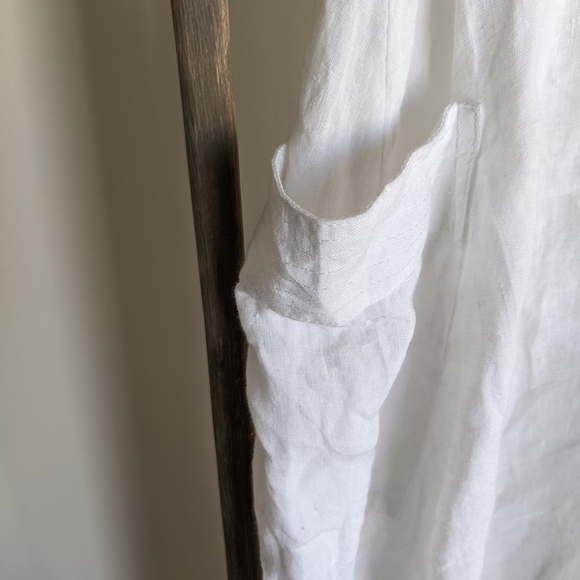 NAIF White Sleeveless Midi Dress - Picture 3 of 9